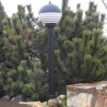 Lampa ogrodowa Mleczne Prążki wysokość  106cm
