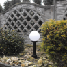 Lampa  ogrodowa Mleczna Kula wysokość 57cm