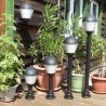 Lampa  ogrodowa - Mleczny Stożek wysokość 106cm